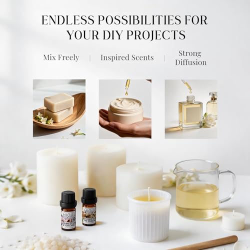 HIQILI Discovery Fragrance Oil Gift Set for Diffuser, Candle & - Product Imagery