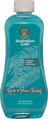 Australian Gold Lidocaine After Sun Cooling Gel | Sunburn - Product Imagery