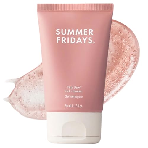 Summer Fridays Pink Dew Gel Facial Cleanser - Summer Fridays Official Imagery - 1