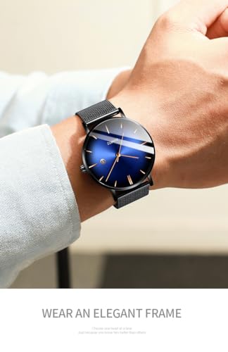 BESTKANG Men's Fashion Minimalist Wrist Watch Waterproof Simple - Product Imagery