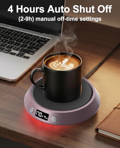 Mug Warmer for Desk, Coffee Warmer with 3 Temp Settings & 2-9H - Product Imagery