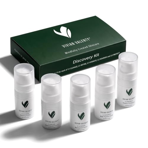 Vivian Valenty Skincare Skincare Kit – Cleanse, Refine, Hydrate - Product Imagery