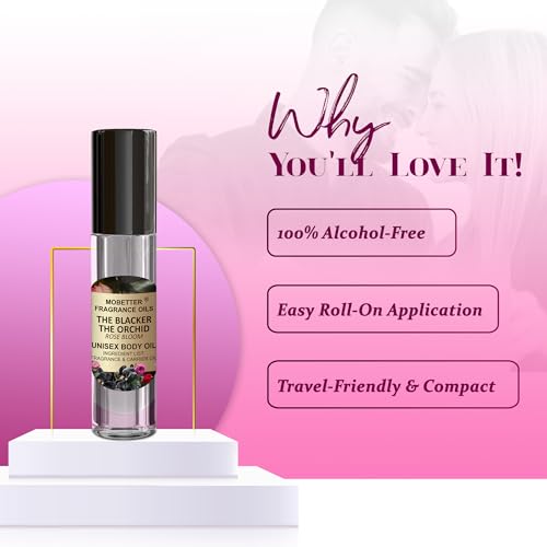 MOBETTER FRAGRANCE OILS The Blacker The Orchid Rose Bloom - Product Imagery