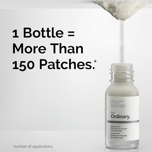 The Ordinary Sulfur 10% Powder-to-Cream Acne Spot Treatment - Product Imagery
