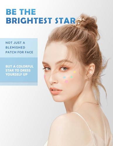 Pimple Patches for Face, Star Hydrocolloid Acne Patches - Product Imagery