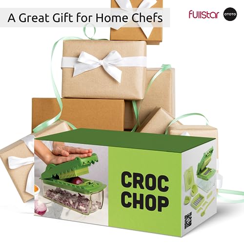 Fullstar X OTOTO Croc Chop - Vegetable Chopper & Spiralizer - Product Imagery