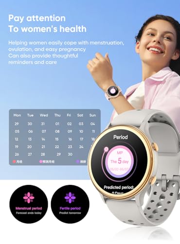 ICOMTOFIT Smart Watches for Women, Fitness Tracker with Heart - Product Imagery