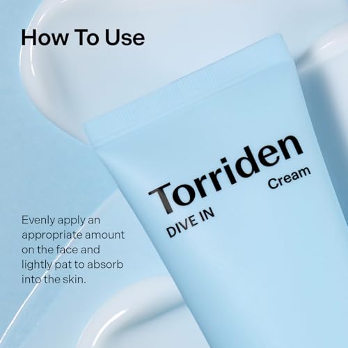 Torriden DIVE IN Cream 80ml (2.71 fl. oz.) | Facial Moisturizer - Product Imagery