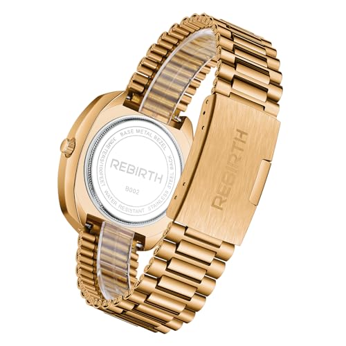 FANMIS Luxury Men's and Women's Golden Business Diamond Watch - Product Imagery