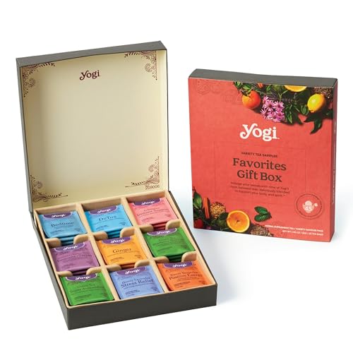 Yogi Favorites Gift Box 45 Tea Bags - Premium Selection Official Imagery - 1