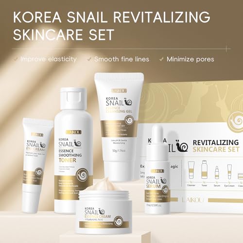LAIKOU Korean Skin Care, Skin Care Set, Face Mask, Eye Mask, Lip - Product Imagery