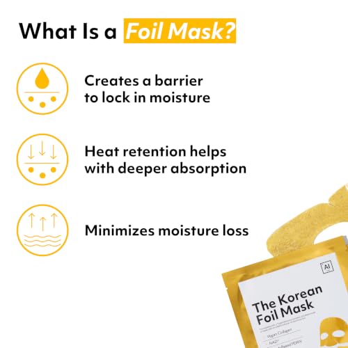 The Korean Foil Sheet Mask | Insulating Face Mask for Deep - Product Imagery