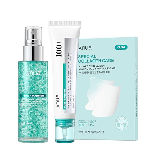 Anua PDRN Collagen Glass Skin Trio - Product Imagery
