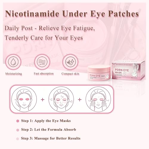 HPUFKOT Nicotinamide Under Eye Patches (60 Pairs),PDRN Retinal - Product Imagery