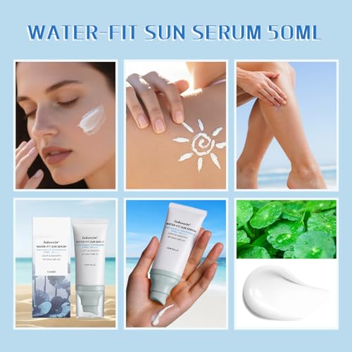 Centella Sunscreen SPF 50, Moisturizing Water-Fit Sun Serum, - Product Imagery