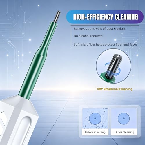 Fiber Optic Pen Cleaner for SC/ST/FC, 2.5mm UPC/APC Ferrule - Product Imagery