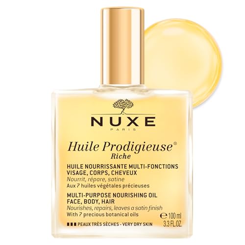 NUXE Huile Prodigieuse Riche Body Oil for Face Skin Hair 3 3 - Premium Selection Official Imagery - 1