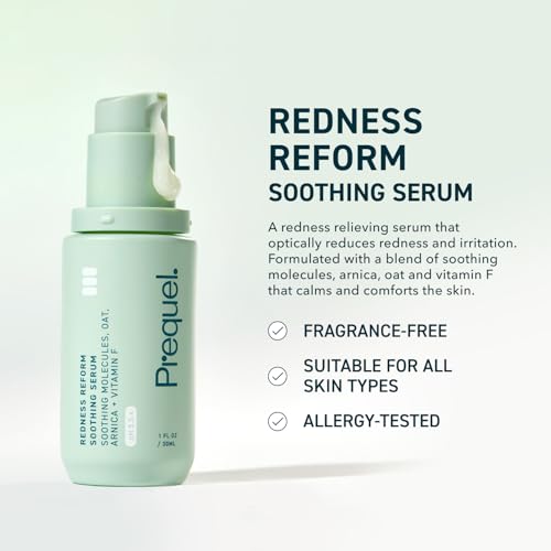 Prequel Skin Redness Corrector - Calming Face Serum, Oat Extract - Product Imagery