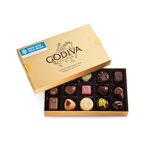 Godiva Gold Assorted Belgian Chocolate Gift Box Gourmet 15 - Premium Selection Official Imagery - 1