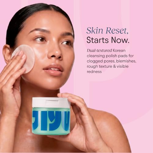 JIYU Cleansing Polish Pads - Korean Skincare for Clogged Pores... - Product Imagery