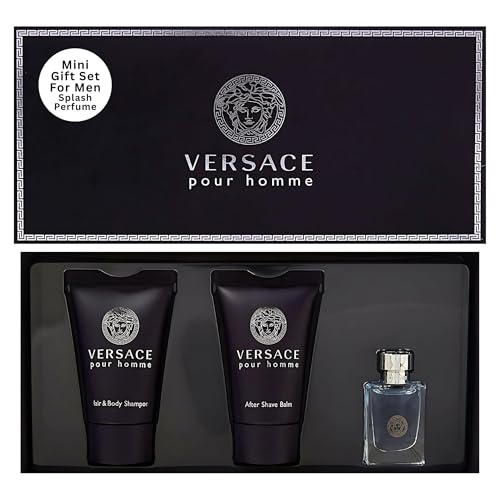 Versace Pour Homme for Men 3 Piece Mini Gift Set - Versace Official Imagery - 1