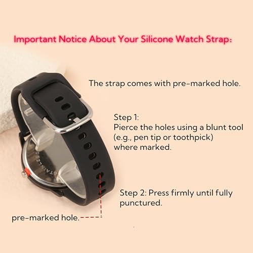 Square Arabic Numerals Analog Quartz Watch Silicone Strap Wrist - Product Imagery