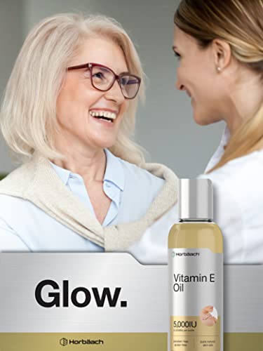 Horbäach Vitamin E Oil | 5000 IU | 8 oz (2 x 4oz) Value Pack - Product Imagery