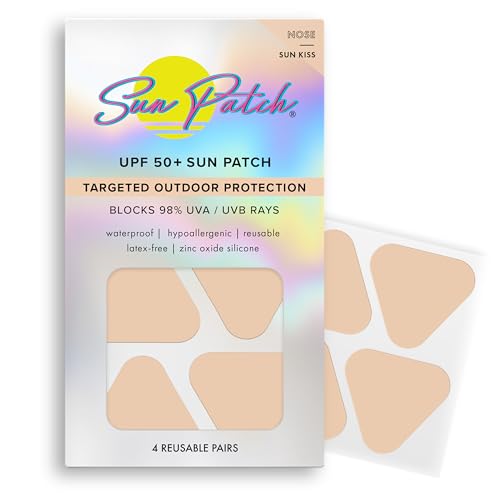 Sun Patch Reusable Sunblock Patches for Nose 100 Silicone - Sun Patch Official Imagery - 1