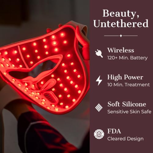 Hatch Halo 280 High-Output LEDs, 3D Red Light Therapy Mask for - Product Imagery