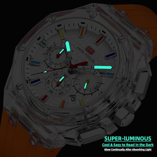 MINI Focus Men Watches,Unique Transparent (Mutifunction/Light - Product Imagery