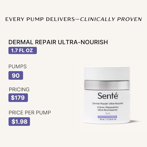 Senté Dermal Repair Ultra-Nourish | Rosacea Treatment for Dry, - Product Imagery