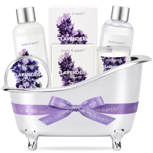 Gift Set for Women Body Earth Spa Gifts Set Lavender Gift - BODY & EARTH Official Imagery - 1