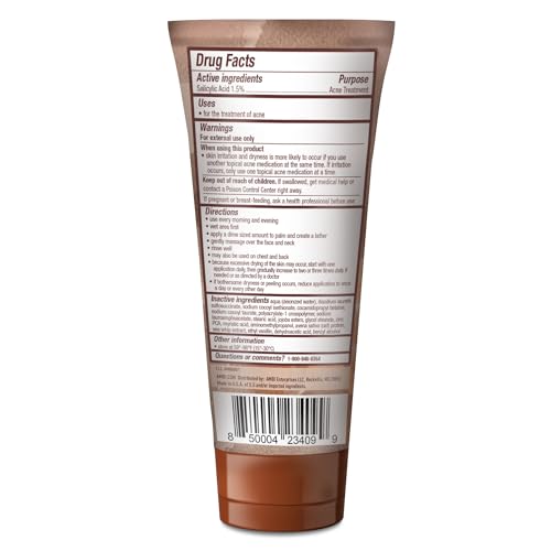 Ambi Even & Clear Gentle Exfoliating Wash with Oat and Sea Whip, - Product Imagery
