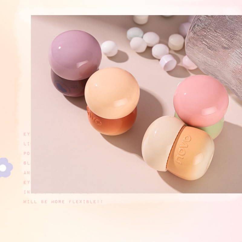 Lovelycat Pudding Glow Lip Balm – Glossy Tinted 4PC Set