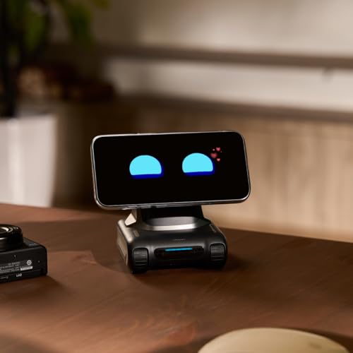 LOOI Robot-Space Black-AI Desktop Companion,ChatGPT&Gemini Voice - Product Imagery