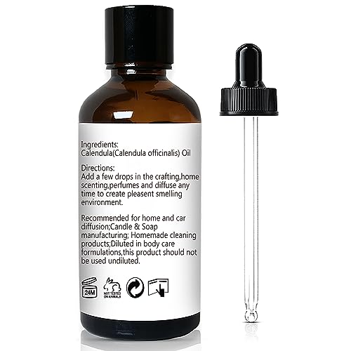 GM Gumili Calendula Essential Oil, Floral Perfume Oil for Women, - Product Imagery