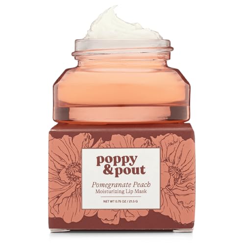 Poppy Pout Pomegranate Peach Overnight Lip Mask Natural Lip - Poppy & Pout Official Imagery - 1