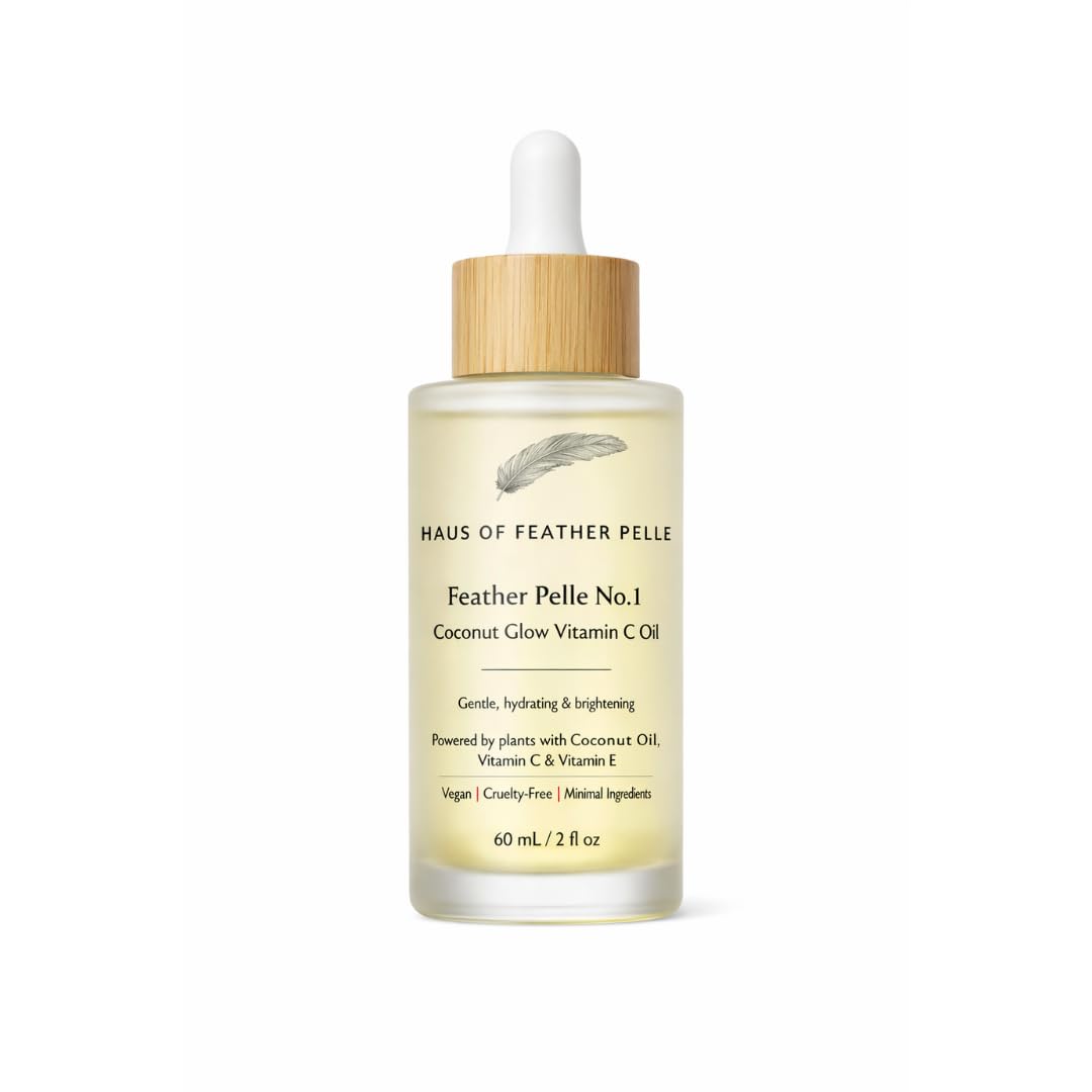 Feather Pelle No 1 Coconut Glow Vitamin C Oil Hydrating - Premium Selection Official Imagery - 2