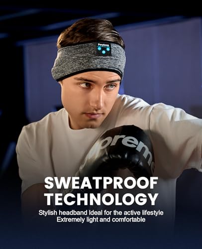 Perytong Sleep Headphones Wireless, Bluetooth Sports Headband - Product Imagery
