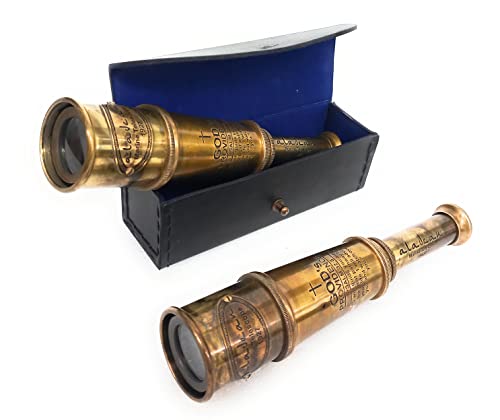 Vintage Spyglass Telescope Engraved Psalm 32:8 - Find Best - Product Imagery