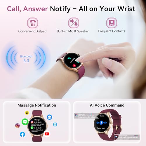Fitpolo Smart Watch for Women, 105+ Sports Modes Fitness Tracker - Product Imagery