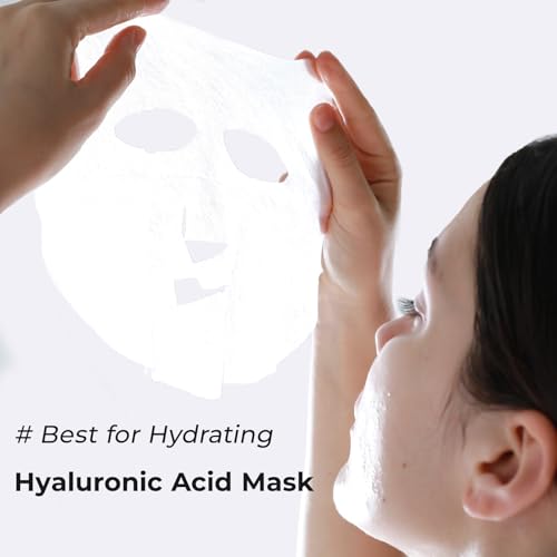 +WIS+ Intensive Hydrating Natural Face Masks 24 EA | Hyaluronic - Product Imagery