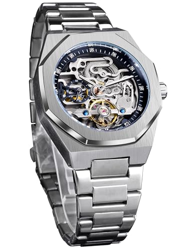 FORSINING Vintage Watch for Men Engraved Automatic Self-Wind - Product Imagery