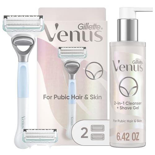 Gillette Venus for Pubic Hair and Skin Shaving Set Women s - Gillette Venus Official Imagery - 1