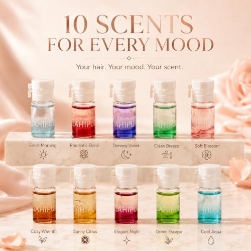 Hair Perfume Oil, 40 Mini Capsules Hair Serum for Women, - Product Imagery