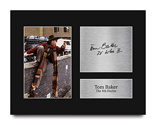 HWC Trading USL Tom Baker Gifts Printed Signed Autograph Picture - Product Imagery