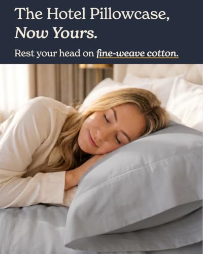 Beckham Hotel Collection Queen Pillow Cases Set of 2, Cool Touch - Product Imagery