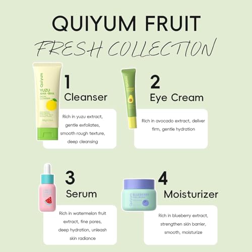 Fruit Skin Care Set, Birthday Christmas Beauty Gift, Skincare Kit - Product Imagery