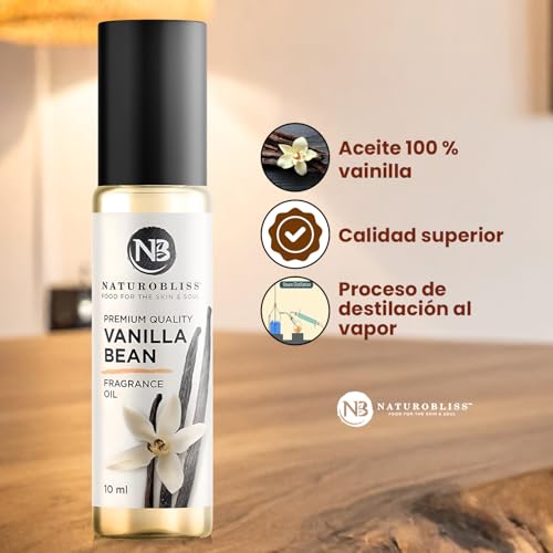 NaturoBliss Vanilla Perfume, Fragrance Oil Roll On 10 ml - Product Imagery