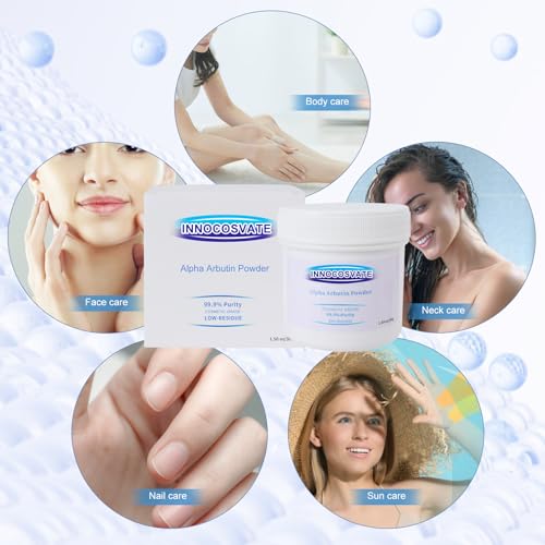 Alpha Arbutin Powder, 99.9% High Purity - Skin Brightening & - Product Imagery